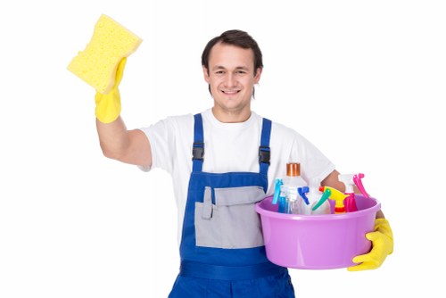 Bathroom and kitchen one-off cleaning in a Brent property