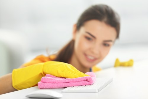Bed-making and linen changeover for an Airbnb turnaround